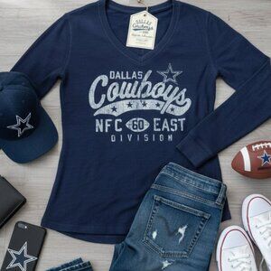 Dallas Cowboys Legends Collection Thermal Top | Navy | Small